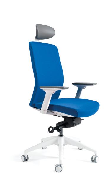 PARAVÁNY KUCHYNĚ SKŘÍNĚ STOLY Plasty v bílém provedení zdůrazní jemné linie a čistotu designu této židle značky BESTUHL.