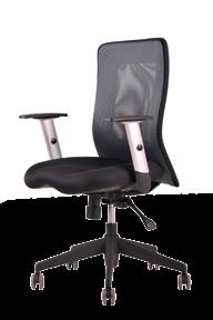 Zajímavá židle z řady Calypso, s opěrákem vysokým 58 cm a pevně fixovanou hlavovou opěrkou. Calypso XL ocení zejména uživatelé vyšší postavy.