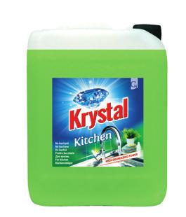 Používá se jako druhá fáze čištění po předchozím použití Krystalu strojní mytí nádobí.