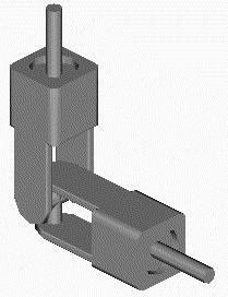 Pro eliminaci tření je sedlo jamky vyrobeno z teflonu (Obr 15). Finální konstrukce mechanismu a její detaily jsou zachyceny na Obr.