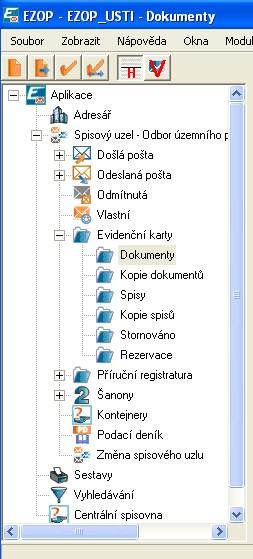 Krok. Předání dokumentu dále k vyřízení V rámci hodnocení použitelnosti aplikace je v tomto případě řešen pouze jeden úkol.