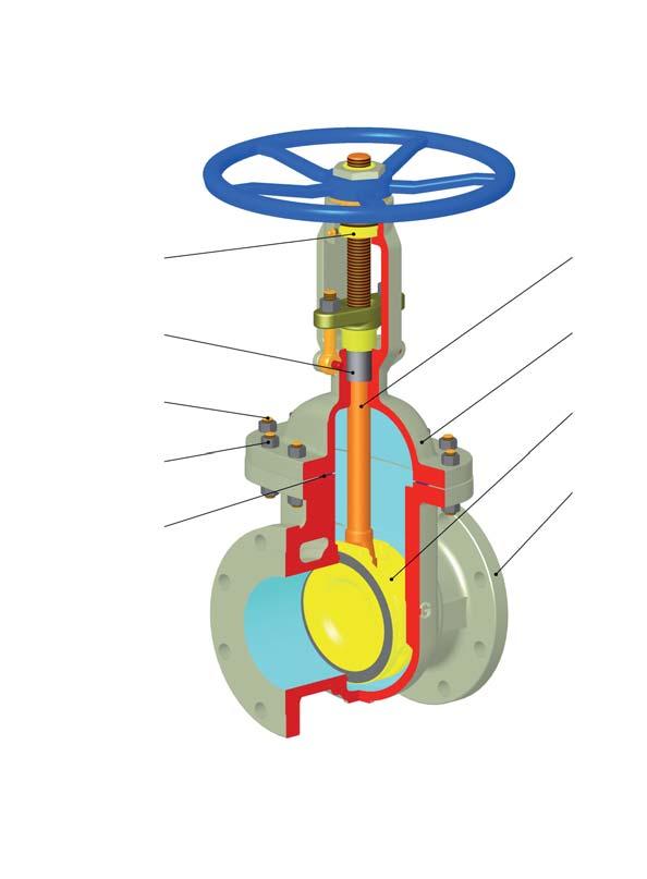 ŠOUPÁTKA SE STOUPAJÍCÍM VŘETENEM RISING STEM GATE VALVES TYP / TYPE S33.