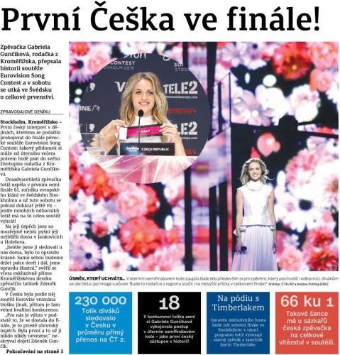 cz), profilové rozhovory pro tištěná média (Zlínský deník, Magazín Právo ), rozhovor v hudební televizi Slušnej kanál TV, cross promo v pořadech ČT (Dobré ráno, Sama doma), fan weby pokrytí účasti na