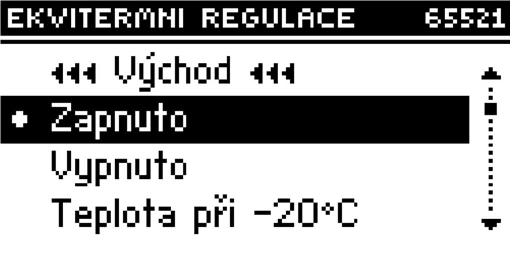 7 Minimální otevření Touto funkcí se stanoví minimální hodnota otevření ventilu. Pod tuto hodnotu se ventil nedovře. 5.2.