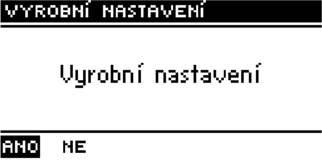 16 Informace o programu (volba je dostupná pouze u ventilů 1 a 2) Za pomocí této funkce může uživatel zjistit, jakou verzí programu je řídící modul vybaven. 5.