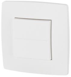 Kompletní RF tlačítka 45x45 mm v rámečku NIKO Original White KOMPLETNÍ RF tlačítko v rozměru 45x45 mm s