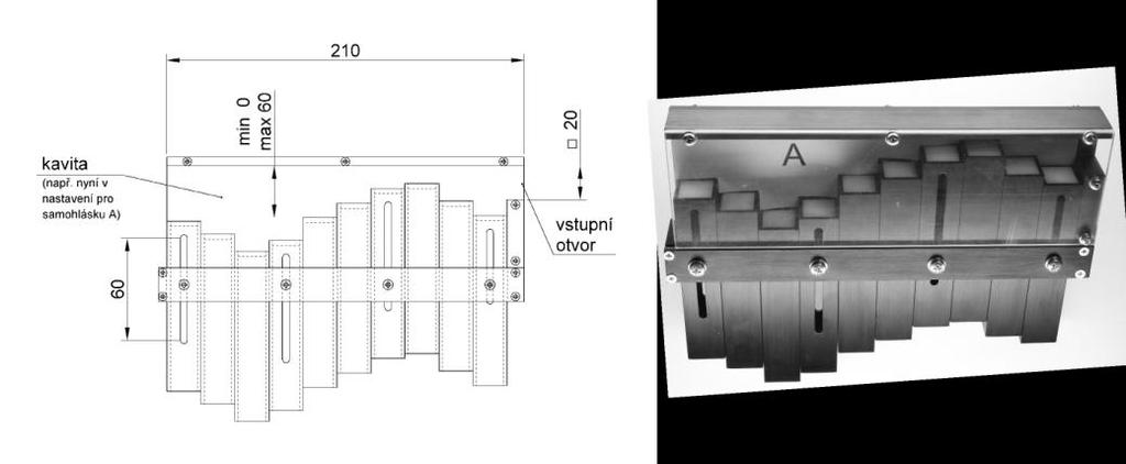 Ta odpovídá geometrii získané počítačovou tomografií při dříve řešeném grantu GAČR. Vyrobené modely jsou na následujícím obrázku: Obr.