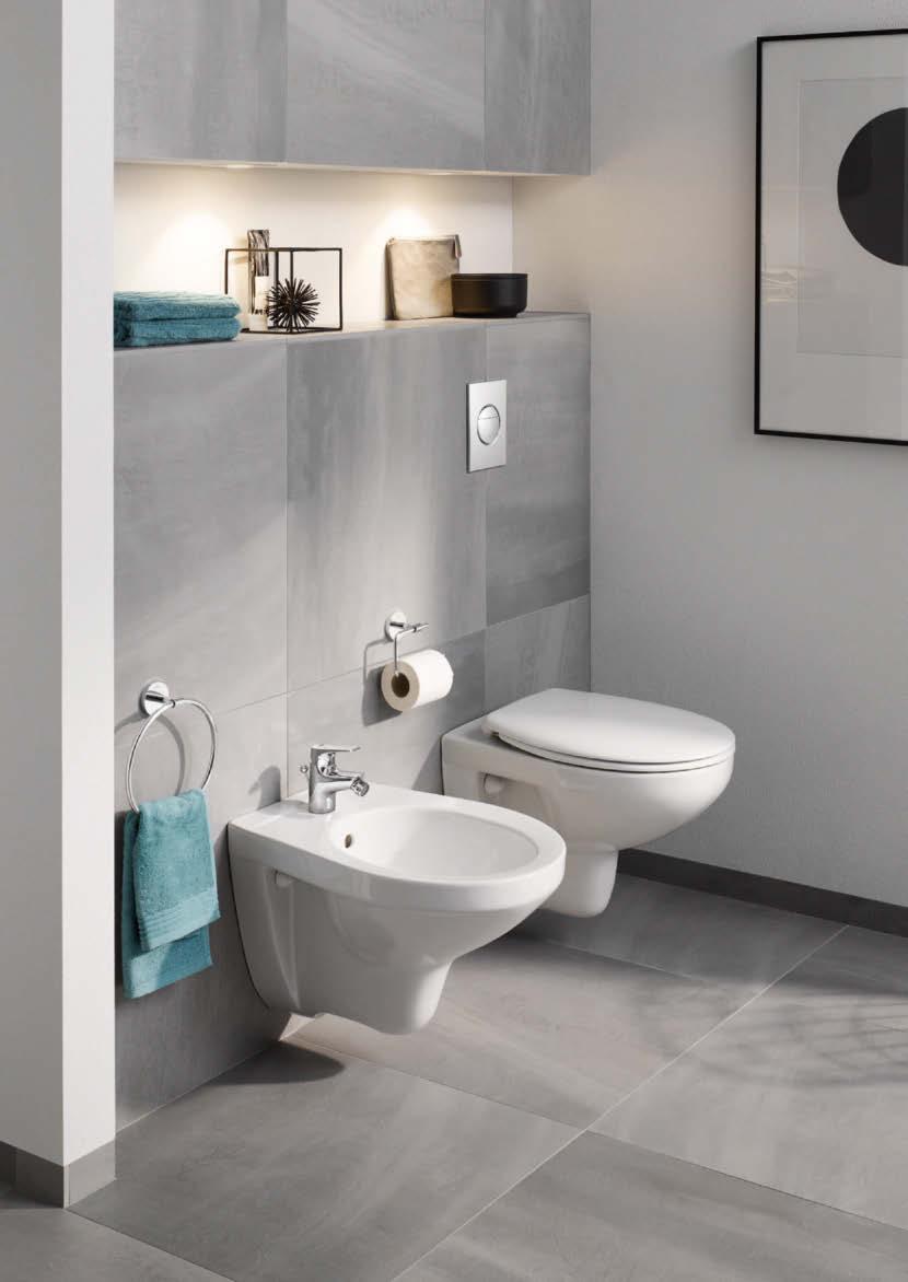 BAU CERAMIC Vlevo Vpravo 39 427 000 Závěsné WC 39 493 000 WC sedátko a poklop softclose 39 433 000 Závěsný