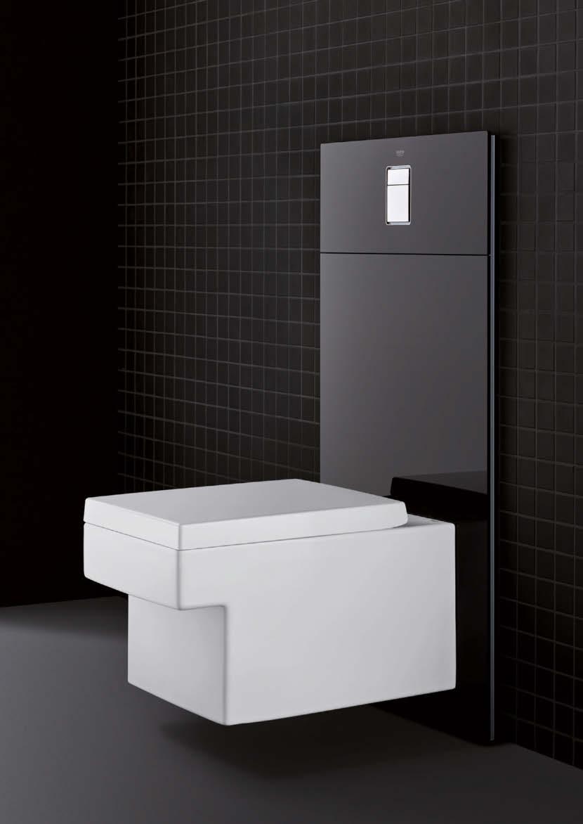 CUBE CERAMIC Vlevo Nahoře Dole 39 244 00H Závěsné WC 39