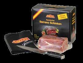 Jamón Serrano I 1 kg - zástěra, nůž 3315 Dárkové