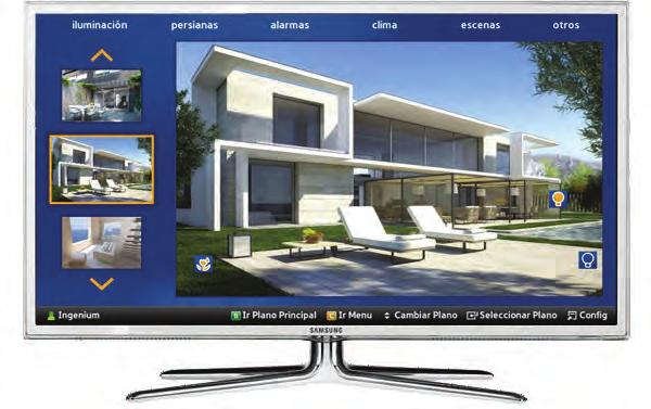 Samsung SMART TV App ios App Lokální ovládání KNX