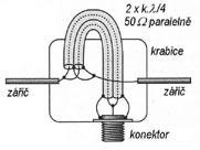 Parazitní prvky (reflektor, direktory) lze úspěšně zhotovit z Al svařovací elektrody 4 mm nebo z trubky 6x1, ev. 8x1 mm (kruhový průřez), zářič z Al trubky 10x1 mm.