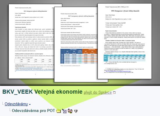 dokazují své znalosti pomocí dvou průběžných a jednoho závěrečného testu, vše realizováno v ISu pomocí testovací agendy Odpovědníky Průběžné testy studenti skládají online na PC a