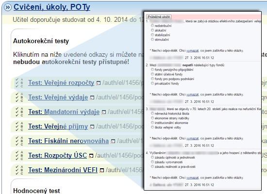 Součástí úspěšného absolvování kurzu je vypracování seminární práce Pro rozdělení témat mezi studenty jsou využity rozpisy témat K odevzdání vypracované práce pak odevzdávárny s