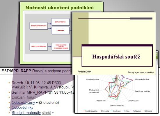 Součástí materiálů je autokorekční multiple choice test pro každé probírané téma, který studentům pomáhá zjistit