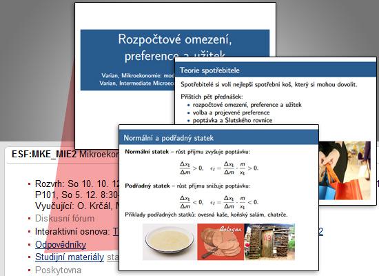 s jakou je možné zpřístupnit výsledky testu v poznámkových blocích, se kterými pak lze pohodlně manipulovat Náhledy e-learningu Potřebné studijní materiály mají