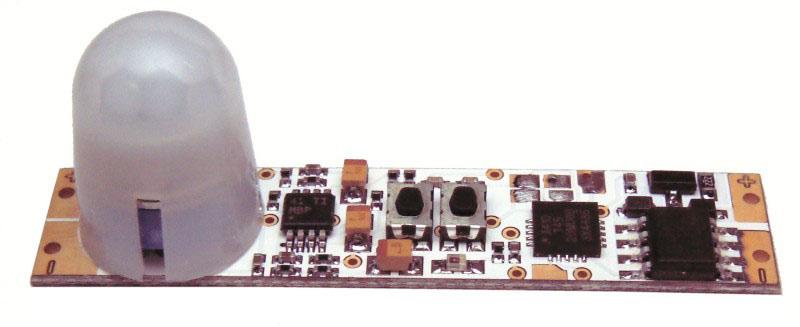 : 00211686 STMÍVAČ PRO LED PÁSKY DO PROFILŮ S TLAČÍTKEM multifunkční spínač a stmívač, ovládání tlačítkem Napájení: 10-15V DC Výstupní proud: max.