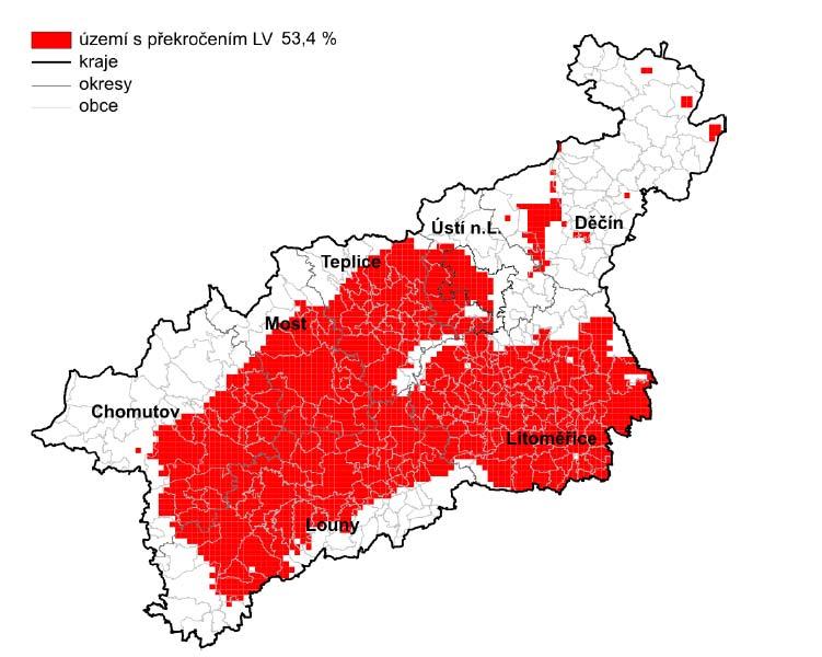 Podrobné zpracování produkce emisí v Ústeckém kraji naleznete opět v ročence životního prostředí Ústeckého kraje.