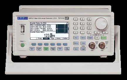 Funkční, programovatelné a signální generátory WA301 Zesilovač ke generátorům Série TGP3100 Frekvenční rozsah: DC až 1 MHz Výstup: 30 V peak-peak Kanály: 1. kanál 50 Ohm, 2.