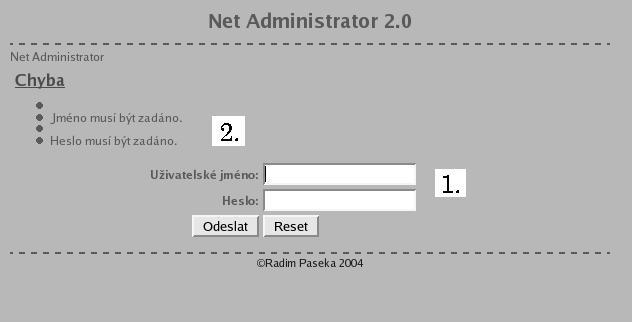 4. Nasazení v praxi Tato kapitola nás provede konkrétními stránkami webového rozhraní a ukáže nám, jak celý systém funguje v praxi.