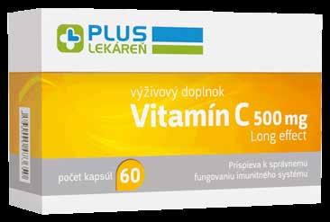 Vitamín C 1000 mg 100 tbl Prípravok je obohatený o extrakt zo