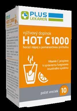 S  HOT C 1000 10 vreciek Horúci nápoj s pomarančovou príchuťou.