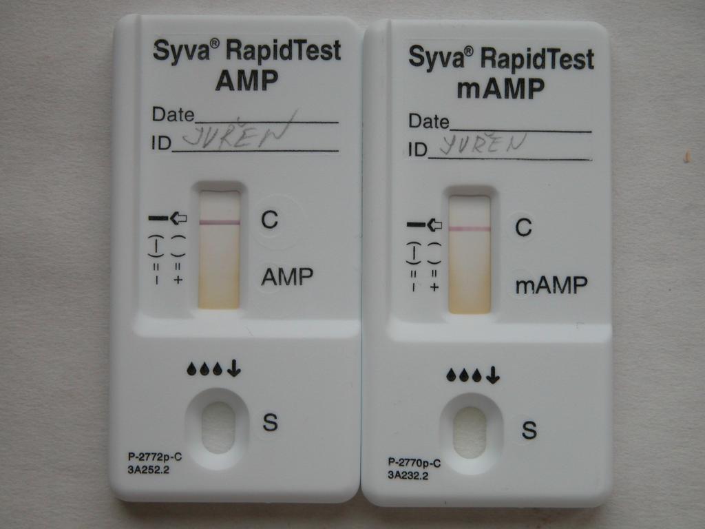 Jiný příklad: Kazetový test Syva