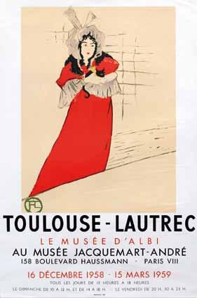52 cm, plakát k výstavě v Muzeu D Art, Paříž, 1951, imp. Mourlot 5 000 Kč ( 200) 281.