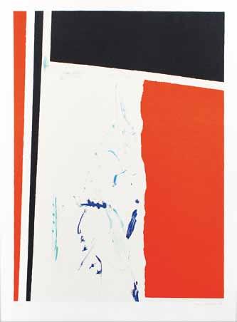 Patrik Hábl (1975) Japonské hory monotyp, papír, 2012, 69,7 x