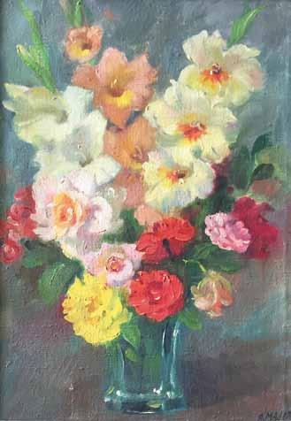Antonín Majer (1882 1963) Kytice olej, plátno, 53 x 38 cm,