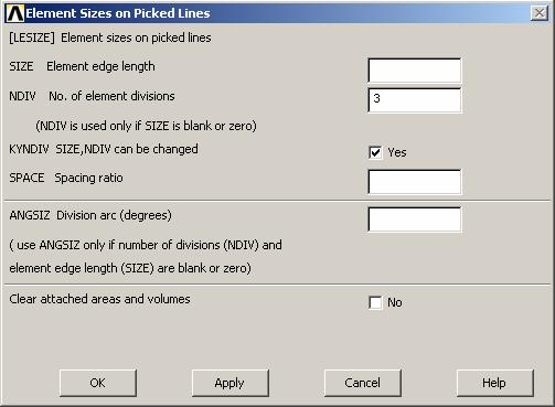 analogicky zadat NPT = 11, X = 70, Y = 20 (bod 2), Apply, K,11,70,20 analogicky zadat NPT = 12, X = 150, Y = 24 (bod 3), OK. K,12,150,24 Zobrazení keypointů je patrné z Obr.