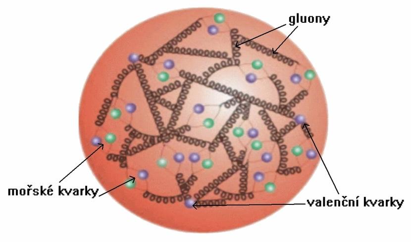 Závěr Ukázali jsme si, že pomocí rozptylových experimentů můžeme zkoumat vnitro nukleonů. Výsledky experimentů jasně ukazují, že nukleony se skládají z bodových částic - partonů.