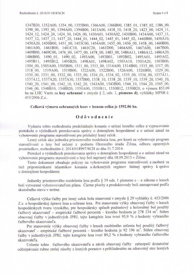 Rozhodnutie č. 2016/011818/SCH Strana I z 8 1347B20, 1352A00. 1354 00, 1355B00. 1366A00. 1366B00, 1385_01, 1385 02, 1386 00. 1390 00, 1393_00, 1394A00, 1394B00.