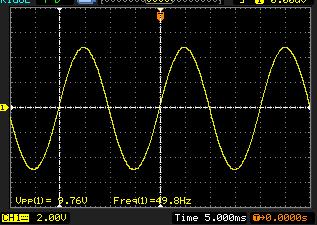 frekvence f out = 1,907 Hz