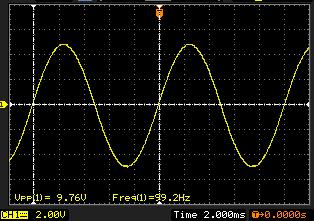 frekvence f out = 50 Hz Obr.