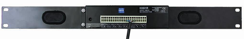 vstupům, sondě teplota, vlhkost a výstupním relé Konektor RJ45 pro připojení ethernetového kabelu Přehledová tabulka nabízených typů: Měřené veličiny teplota+3 bin.