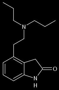 dostupnosť 50 %, metabolizuje sa v pečeni (P450 CYP1A2, vo vyšších dávkach aj CYP3A4 a CYP2D6), polčas je 5 6 h. Ropirinol Indikácie th. Parkinsonovej choroby a syndróm nepokojných nôh.