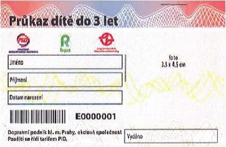 Průkaz senior 70+ jako Doklad o nároku na zvláštní ceny jízdného pro osoby starší 70 let v pásmech P, 0, B (k doložení nároku povinný ve vlacích PID).