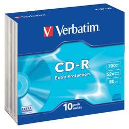 spindl / 50 ks 494, CD R Verbatim zapisovatelné CD, kapacita 700 MB (80 minut),