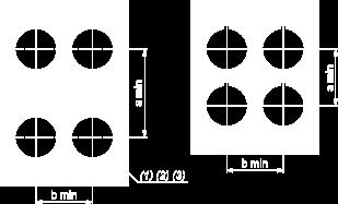 vlny podle IEC 60068-2-27 Contractual warranty Záruční lhůta 18 měsíců Dimensions Panel Cut-out for Pushbuttons, Switches and Pilot Lights (Finished Holes, Ready for Installation) Connection by Screw