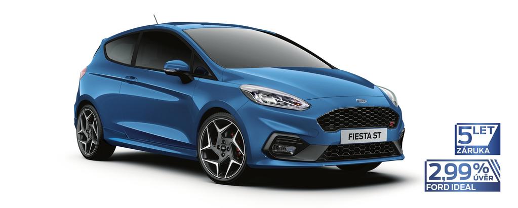 NOVÝ FORD FIEA I CENÍK Cena včetně DPH Výbava Motor Palivo Výkon Převodovka 1.5 EcoBoost benzín 200 k (147 kw) 6st. manuální 3dv. 5dv. 522 990 Kč 537 990 Kč Doporučené ceny platí od 26. 9. 2018.