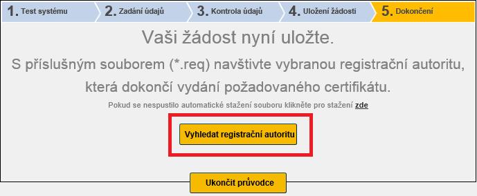 7.2.2. Import osobního certifikátu Funkce umožňuje import osobního certifikátu z disku na čipovou kartu.