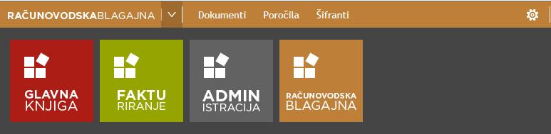 Dodane vse funkcije za vodenje podatkov v modulu Računovodske blagajne. Po kliku želenega menija, imate na voljo vnos prejemkov in izdatkov skupaj s poročili in izpisom blagajniškega dnevnika.