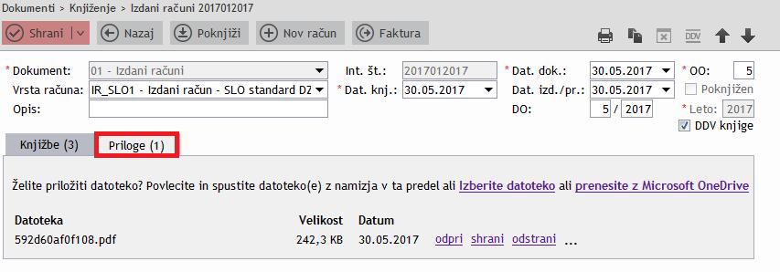01.06.2017 AccountingBox / spremembe in dodatki GLAVNA KNJIGA 1.