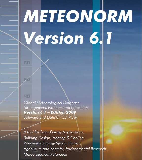 Meteonorm - výstupy 34/67 hodinové klimatické údaje pro zadané podmínky 30