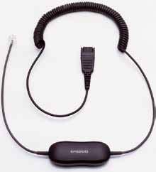 Kabel jednoduše připojte k mobilnímu telefonu, a už můžete hovořit! Kabely Jabra link MObIle jsou vybaveny ovládacími tlačítky pro příjem/ukončení volání.