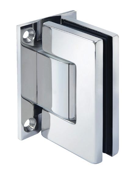 RIMINI R3 TGAH901 Regulovatelný pružinový závěs s aretací ± 90 (sklo - zeď) Adjustable hinge, spring load mechanism (glass to wall) 60.5 60 104 82 5 5.