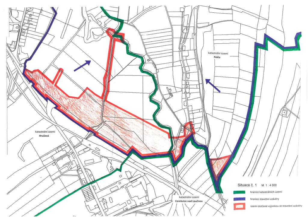 katastrální území Pekla Ě &. -?? n>>ni'il -. ii&'1 y" /--<:':s&n'~ <. wí<.. > '. katastrální území fc?> Hrušová c3- Situace č.