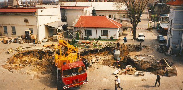 Sanace nesaturované zóny: V roce 1997 proběhla na lokalitě v