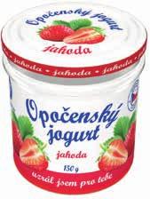 Opočenský jogurt jahoda,